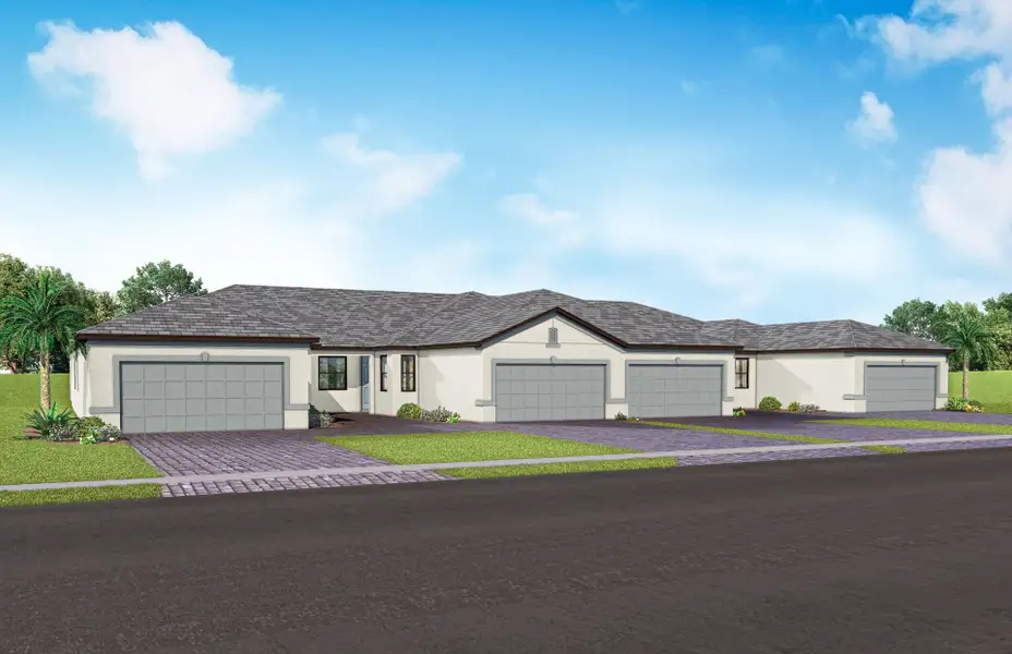 Representative exterior photo of a completed home built from the Cascadia by Del Webb in Del Webb Naples, Ave Maria, FL (Image 20).