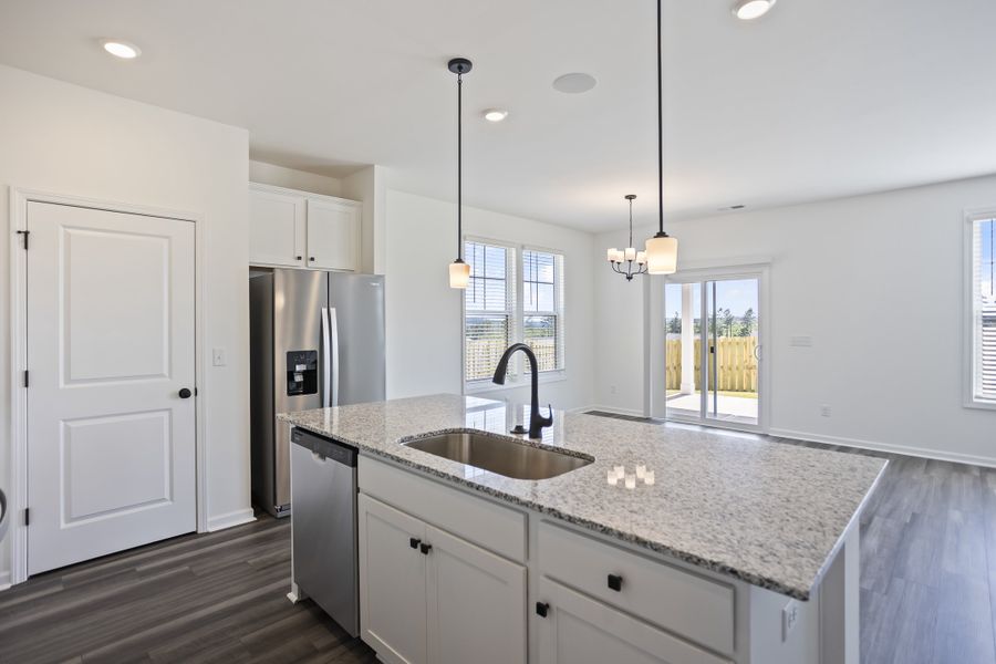 Furnished interior view inside a new home in Providence Station at Trolley Run, Aiken (Image 8). Furnished interior view inside a new home in Providence Station at Trolley Run, Aiken (Image 8).
