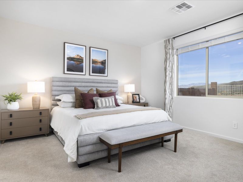 Furnished interior view inside a new home in Summit at Rocking K, Tucson (Image 12). Furnished interior view inside a new home in Summit at Rocking K, Tucson (Image 12).