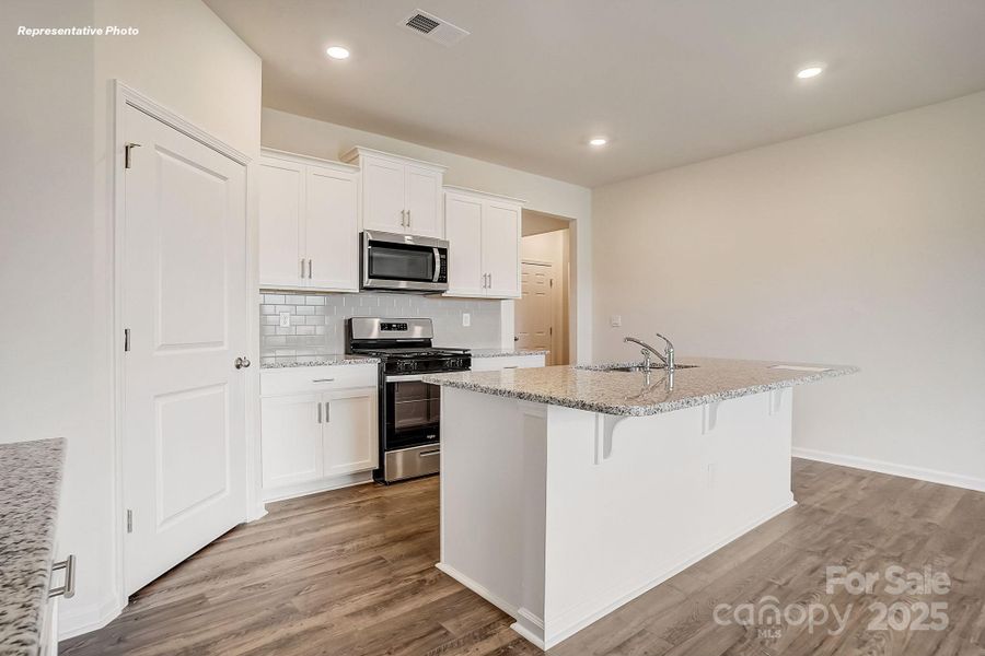Furnished interior view inside a new home in Woodhaven at Chester, Chester (Image 4).