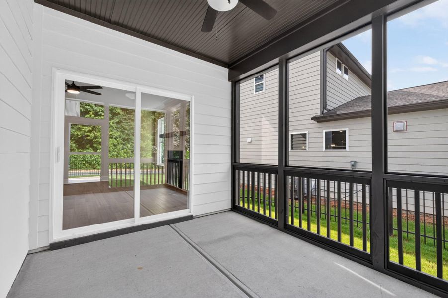 Exterior details and patio area of a home in Marble Tree, Ball Ground (Image 4).