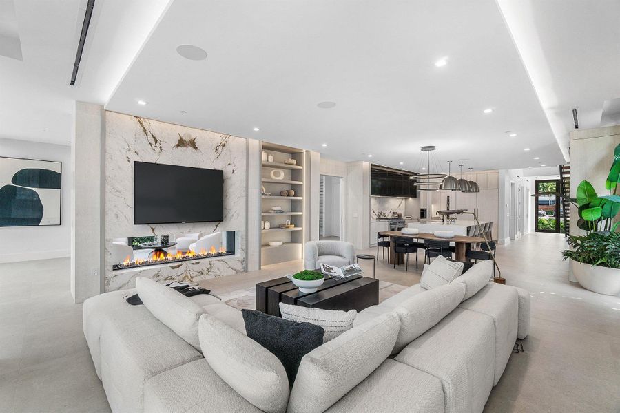 Furnished interior view inside a new home in , Delray Beach (Image 3).