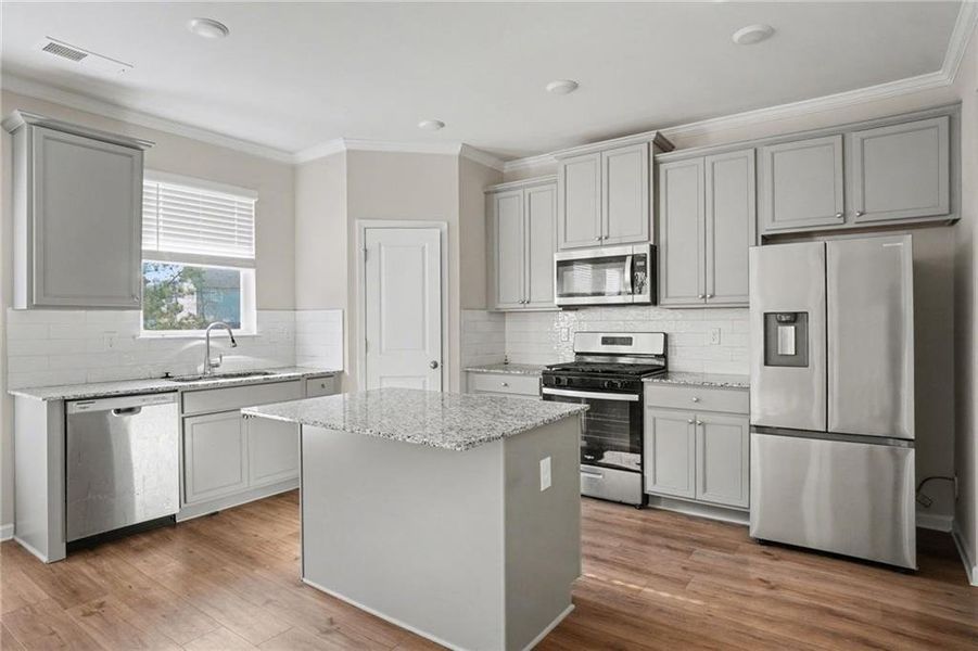 Furnished interior view inside a new home in , Austell (Image 5).