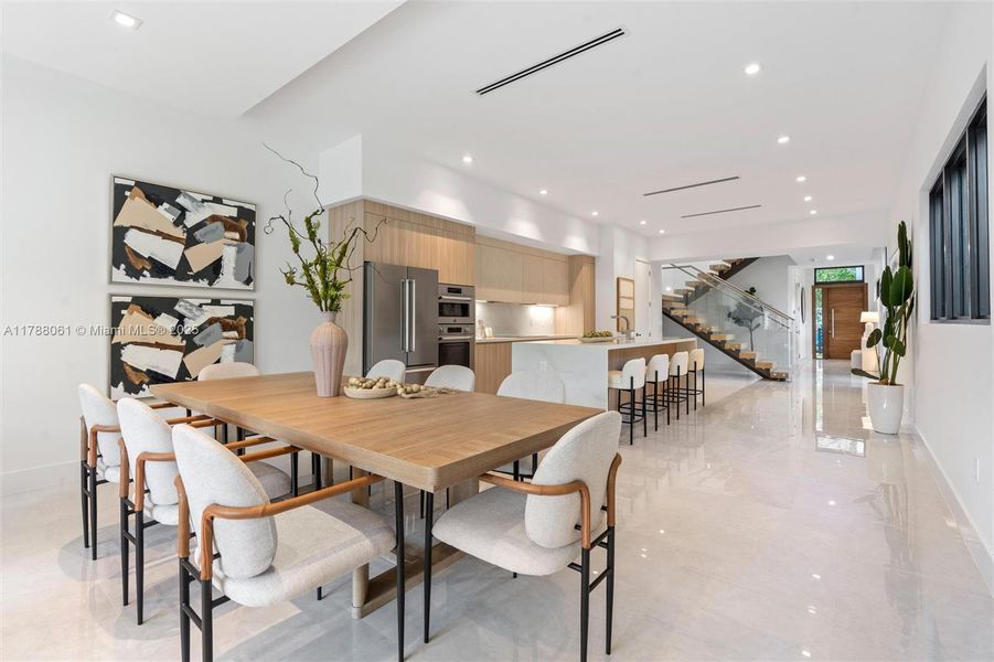 Furnished interior view inside a new home in , Miami (Image 11). Furnished interior view inside a new home in , Miami (Image 11).