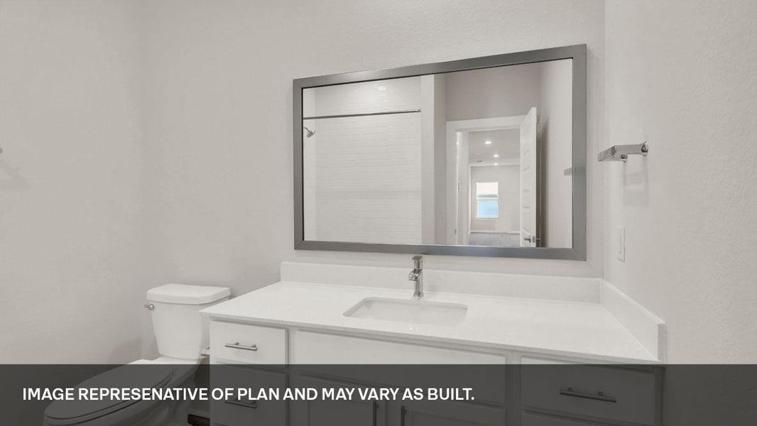 Furnished interior view inside a new home in Rosenbusch Ranch, Leander (Image 4).