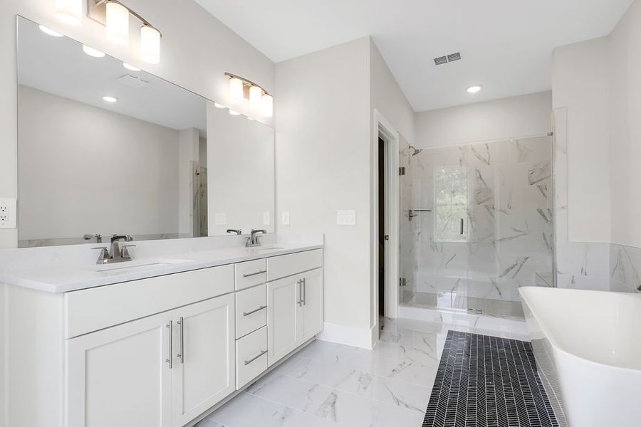 Furnished interior view inside a new home in Echo Park, Suwanee (Image 11).