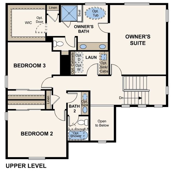 2D floor plan layout of this home in Parkdale Commons, Lafayette, CO (Image 4). 2D floor plan layout of this home in Parkdale Commons, Lafayette, CO (Image 4).