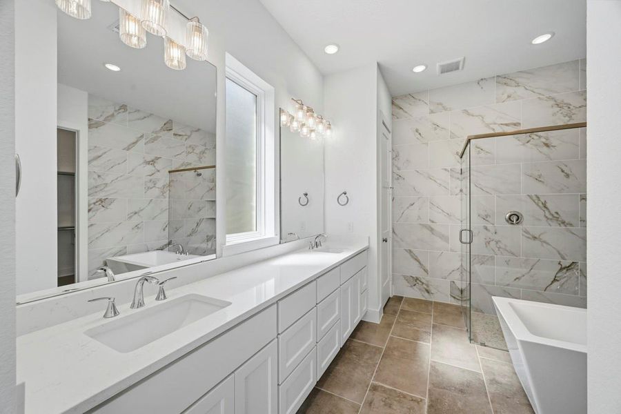 Primary Bathroom with vanity space