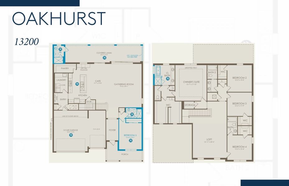 2D floor plan layout of this home in Amara, Lake Worth, FL (Image 3).
