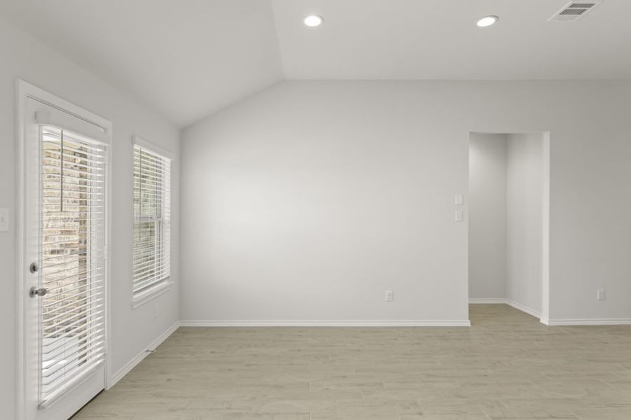 Representative exterior photo of a completed home built from the Boston by Impression Homes in Northspur, Terrell, TX (Image 22). Representative exterior photo of a completed home built from the Boston by Impression Homes in Northspur, Terrell, TX (Image 22).