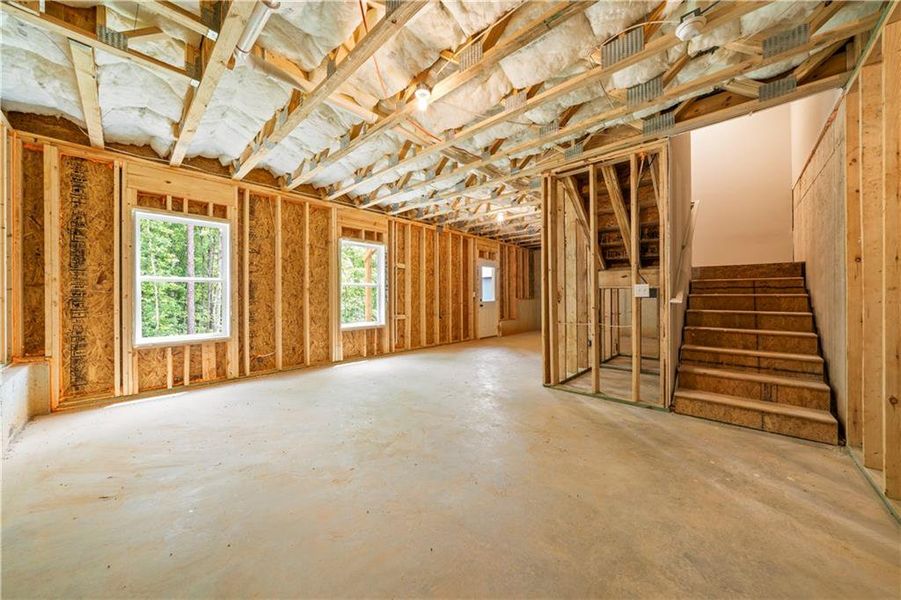 In-progress construction of a new home in Benson Estates, Dallas, GA (Image 31).