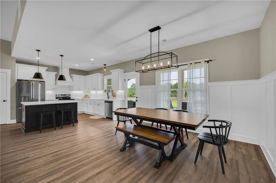 Furnished interior view inside a new home in , Social Circle (Image 18).