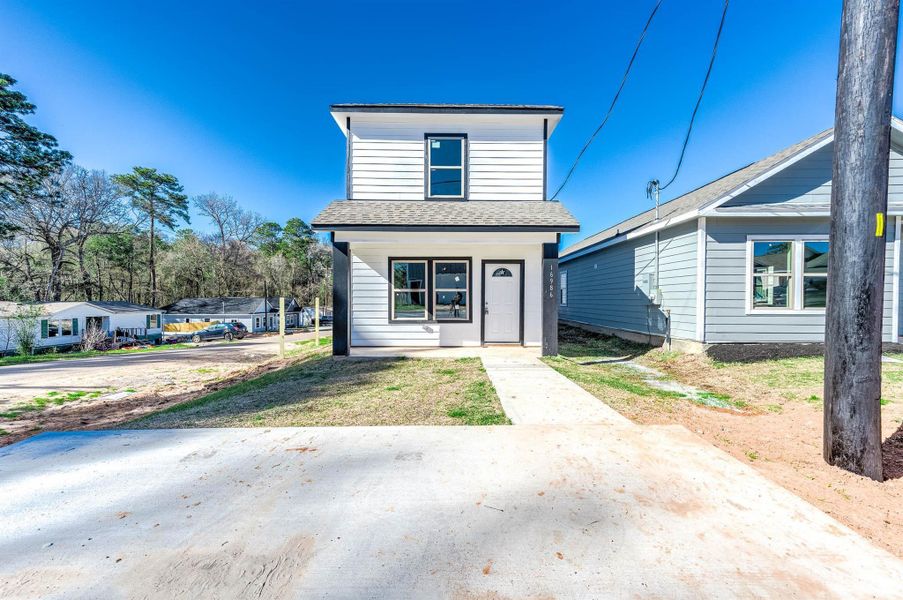 Exterior details and patio area of a home in , Montgomery (Image 1). Exterior details and patio area of a home in , Montgomery (Image 1).