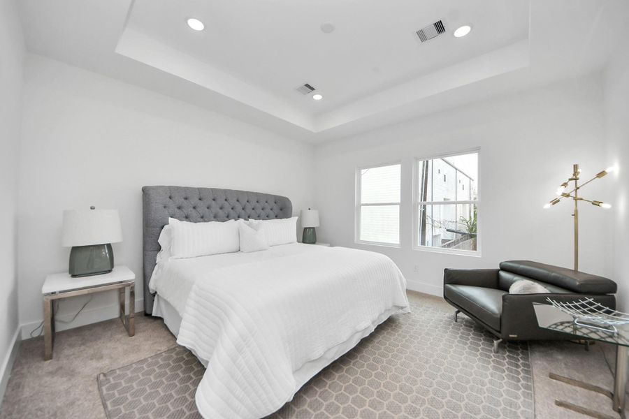 Primary bedroom on the second floor Primary bedroom on the second floor