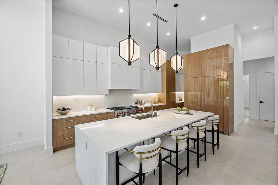 Furnished interior view inside a new home in , Delray Beach (Image 38).