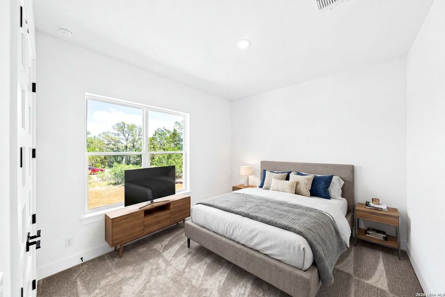 Furnished interior view inside a new home in , Spring Branch (Image 8).