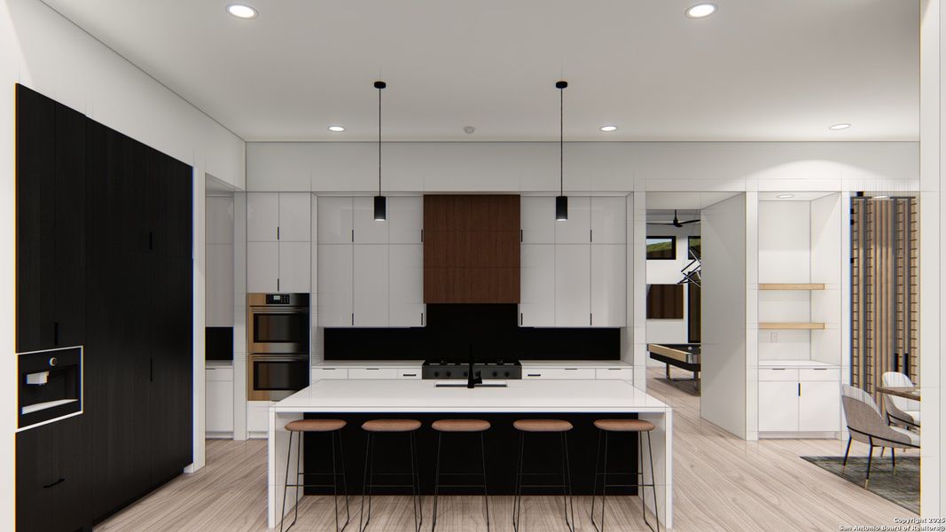 Furnished interior view inside a new home in , San Antonio (Image 14).