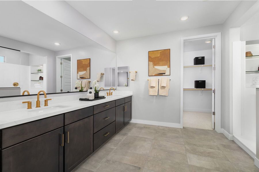Representative furnished interior of a home built from the Slate by Mattamy Homes in Miravida, Surprise (Image 14).
