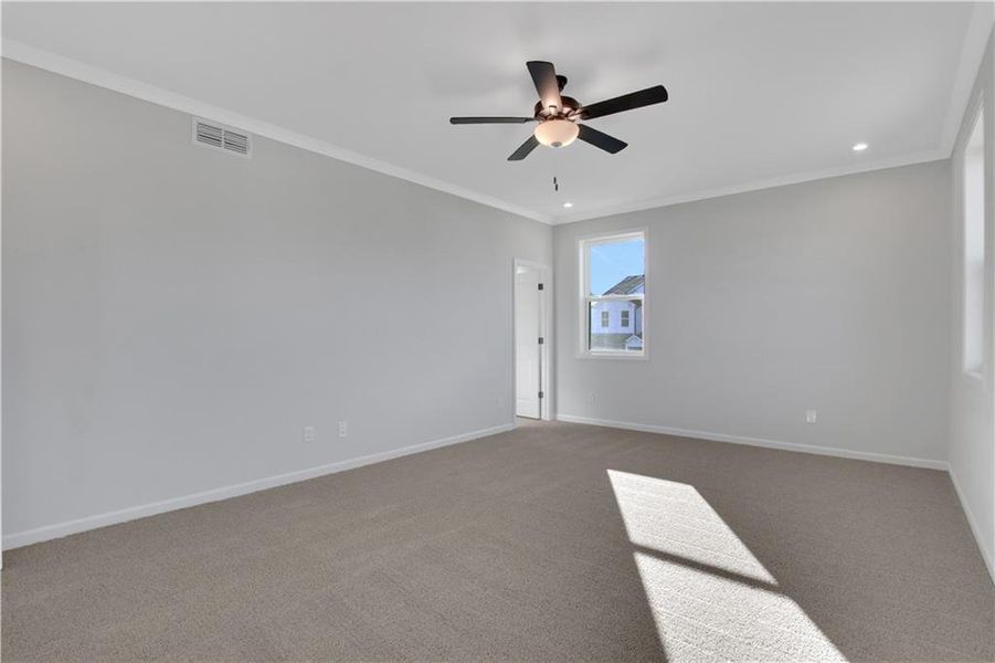 Spacious, unfurnished interior of a new home in Hillside Manor, Powder Springs (Image 23). Spacious, unfurnished interior of a new home in Hillside Manor, Powder Springs (Image 23).