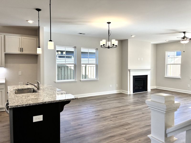 Furnished interior view inside a new home in Holly Ridge, Greenville (Image 6).