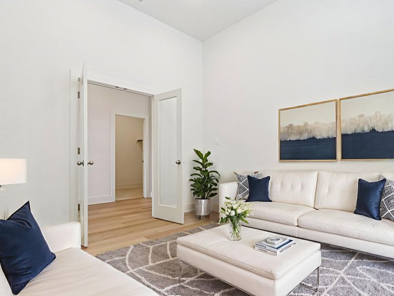 Furnished interior view inside a new home in Sagebrooke - Classic Series, San Antonio (Image 4).