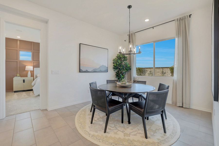 Representative furnished interior of a home built from the Cobalt by Mattamy Homes in Tyler Ranch, Buckeye (Image 18).