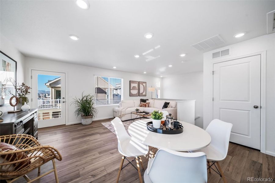 Furnished interior view inside a new home in , Commerce City (Image 9).