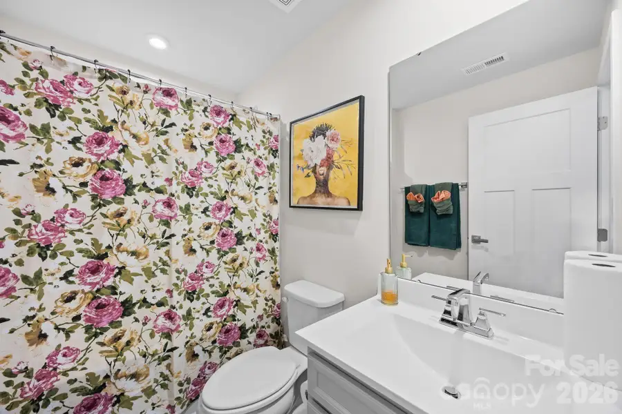 Lower-level full bathroom