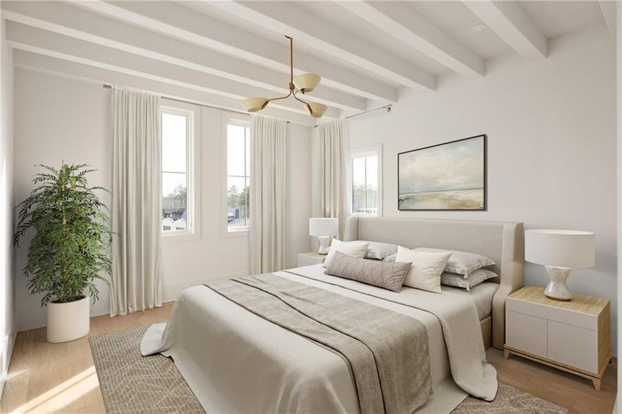 Furnished interior view inside a new home in , Chattahoochee Hills (Image 7).