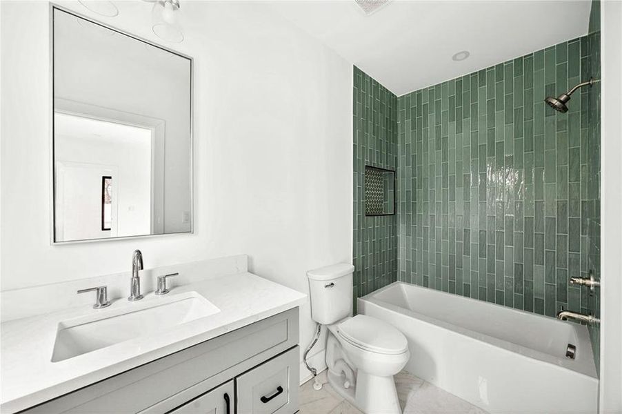 Furnished interior view inside a new home in , Atlanta (Image 7).