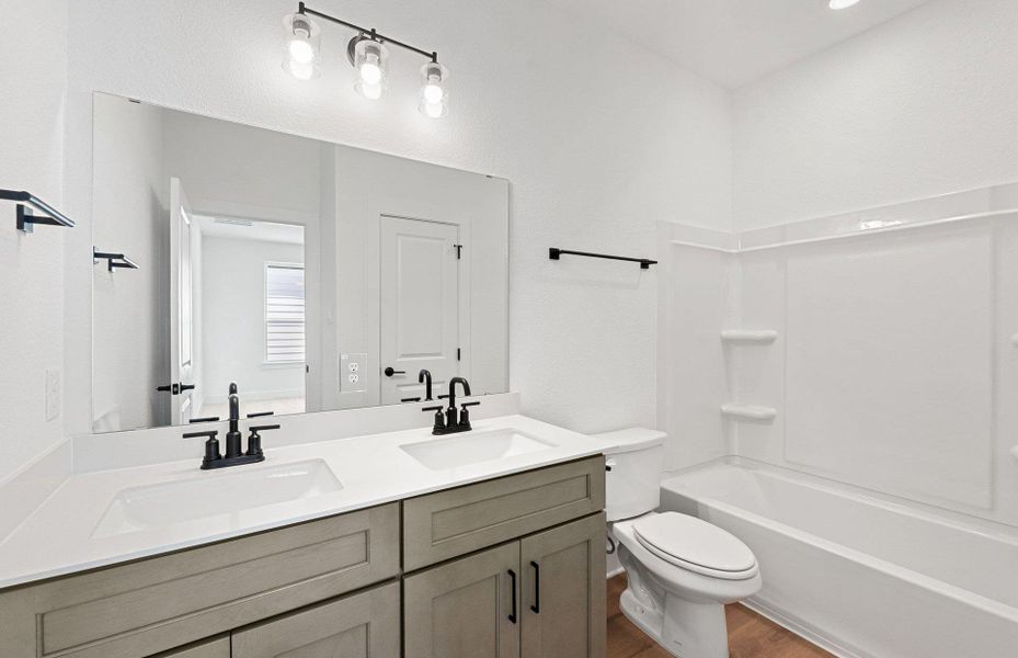 Furnished interior view inside a new home in Northpoint at Old Settlers, Round Rock (Image 4).