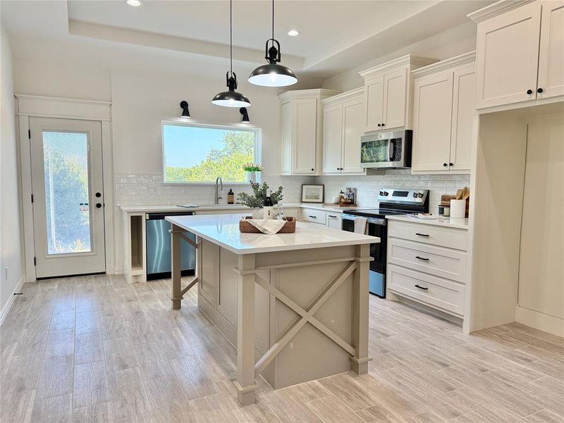 Furnished interior view inside a new home in , Granbury (Image 4). Furnished interior view inside a new home in , Granbury (Image 4).