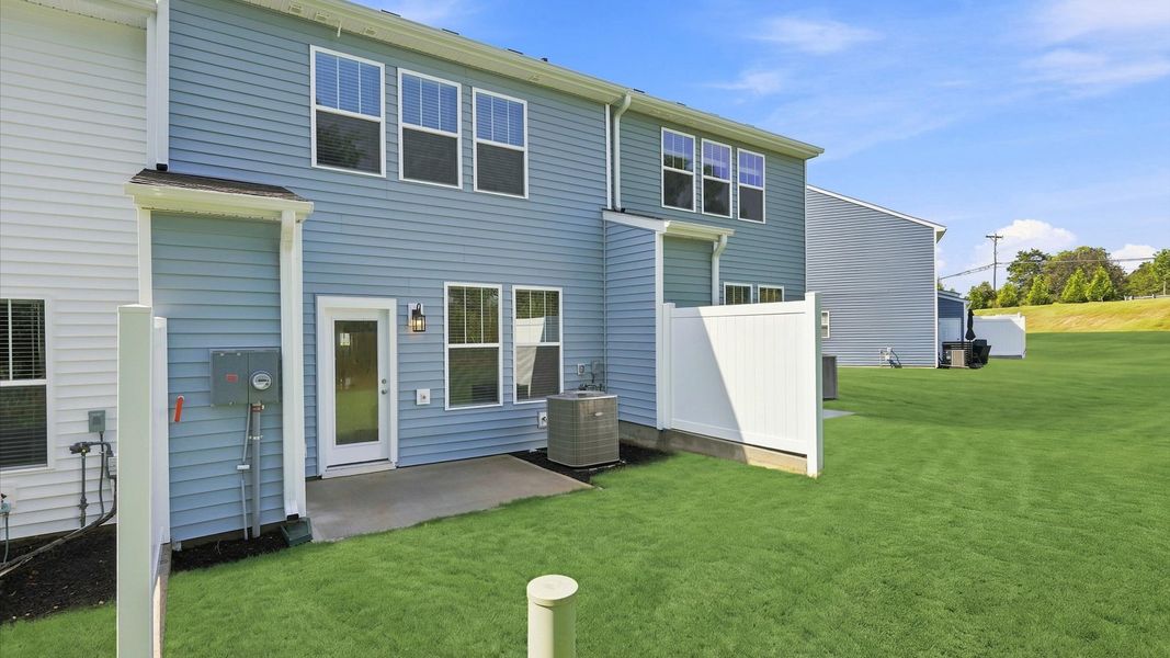 Exterior details and patio area of a home in Silo Ridge, Anderson (Image 4).