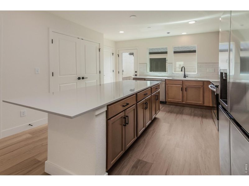 Furnished interior view inside a new home in Prairie Song Story Collection - Single Family Homes, Windsor (Image 7).