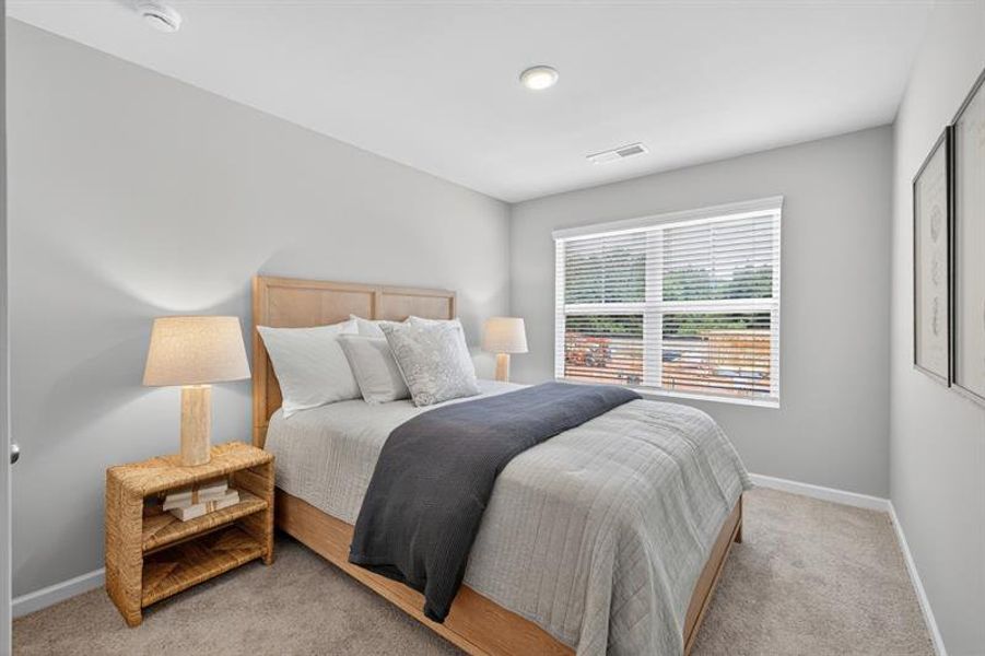 Furnished interior view inside a new home in The Reserve At Clock Tower, Douglasville (Image 25).