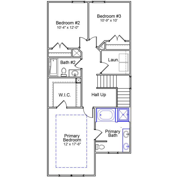 2D floor plan layout of this home in Winston Point, Gilbert, SC (Image 2).