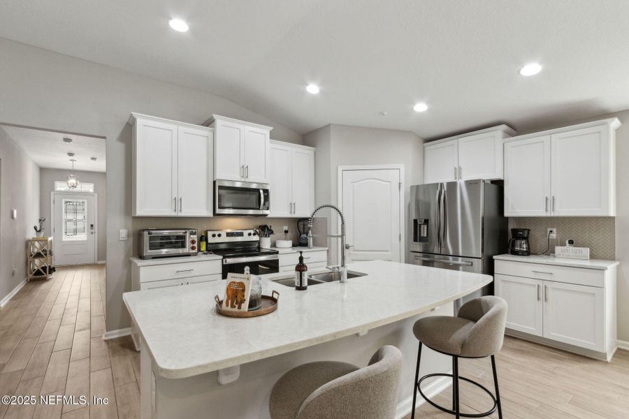 Furnished interior view inside a new home in River Glen, Yulee (Image 5). Furnished interior view inside a new home in River Glen, Yulee (Image 5).