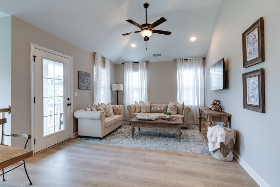 Representative furnished interior of a home built from the Emery by Parkside Builders in Anderson Park, Hendersonville (Image 19). Representative furnished interior of a home built from the Emery by Parkside Builders in Anderson Park, Hendersonville (Image 19).