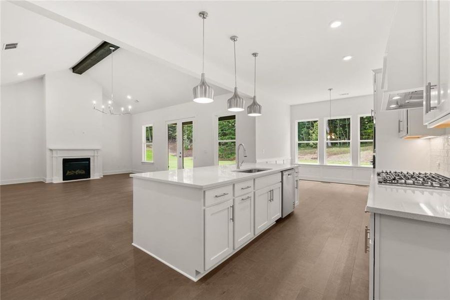 Furnished interior view inside a new home in , Gainesville (Image 10).