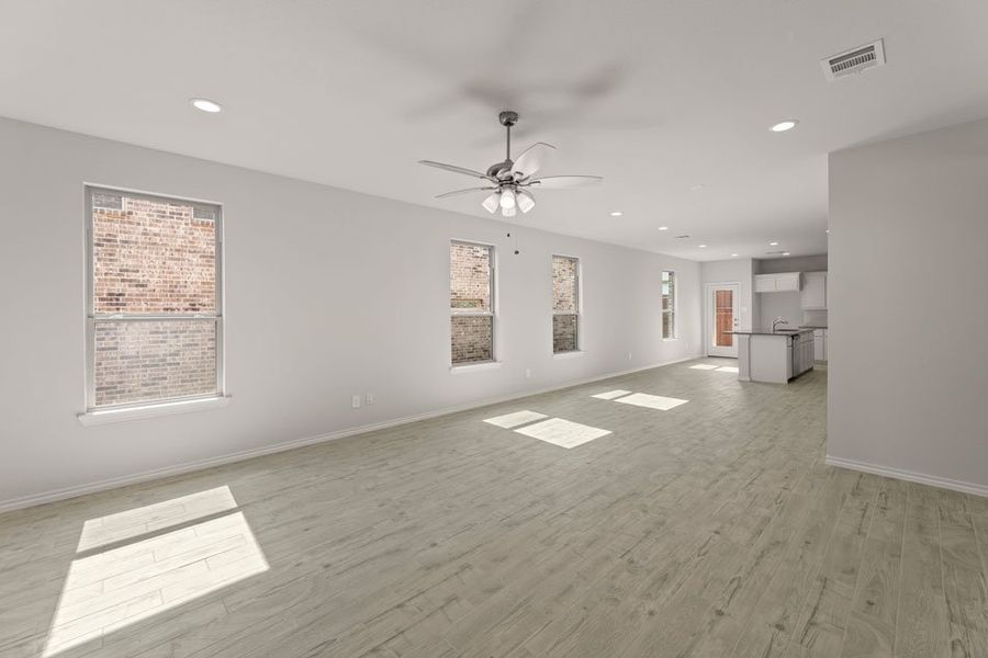 Representative exterior photo of a completed home built from the Willow by Impression Homes in ValleyBrooke, Mesquite, TX (Image 10).