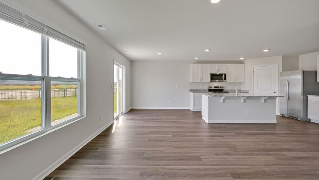 Representative unfurnished interior of a home built from the HAYDEN by D.R. Horton in Cedar Hill Landing, Navassa (Image 16).