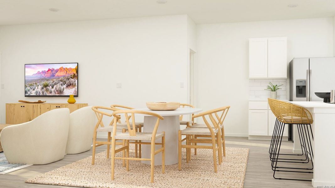 Furnished interior view inside a new home in Summerlin, San Antonio (Image 10).