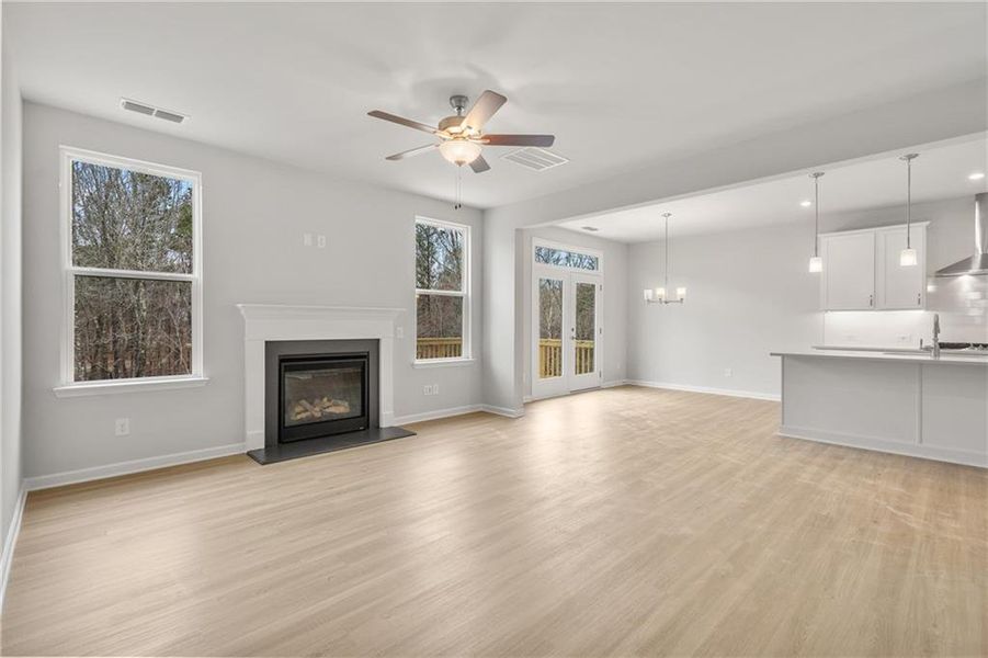 Spacious, unfurnished interior of a new home in Riverwood, Dallas (Image 14). Spacious, unfurnished interior of a new home in Riverwood, Dallas (Image 14).