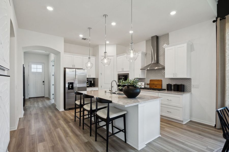 Representative furnished interior of a home built from the Hamilton by Pulte Homes in Windcress, Cove (Image 17). Representative furnished interior of a home built from the Hamilton by Pulte Homes in Windcress, Cove (Image 17).