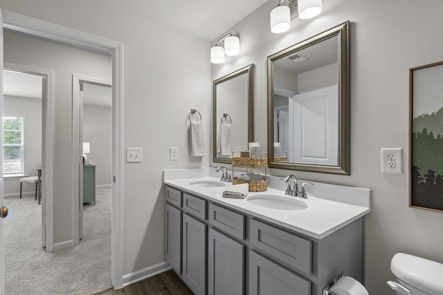 Representative furnished interior of a home built from the Balsa 25 by McGuinn Homes in Knox Place, Hephzibah (Image 47).