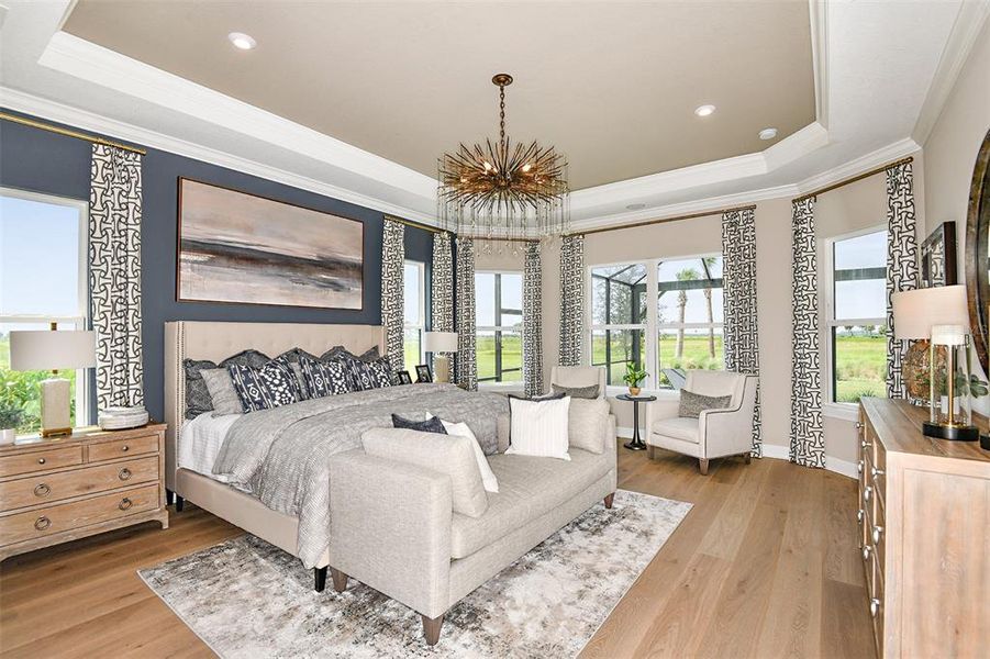 Furnished interior view inside a new home in Esplanade at Skye Ranch, Sarasota (Image 22). Furnished interior view inside a new home in Esplanade at Skye Ranch, Sarasota (Image 22).