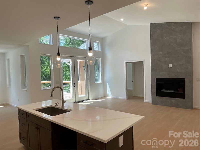 Furnished interior view inside a new home in , Flat Rock (Image 5).
