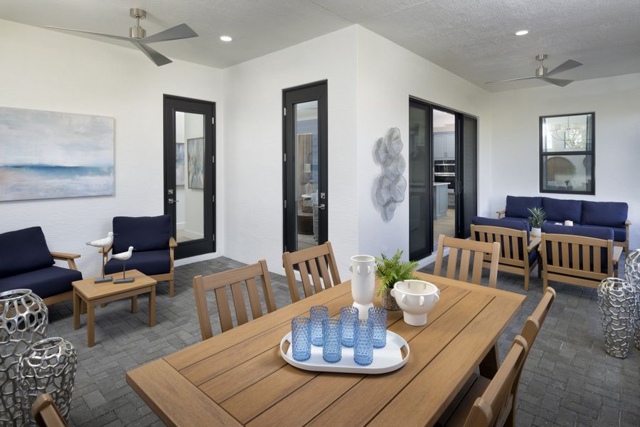 Representative furnished interior of a home built from the Sycamore by Minto Communities in Westlake, Loxahatchee (Image 11).