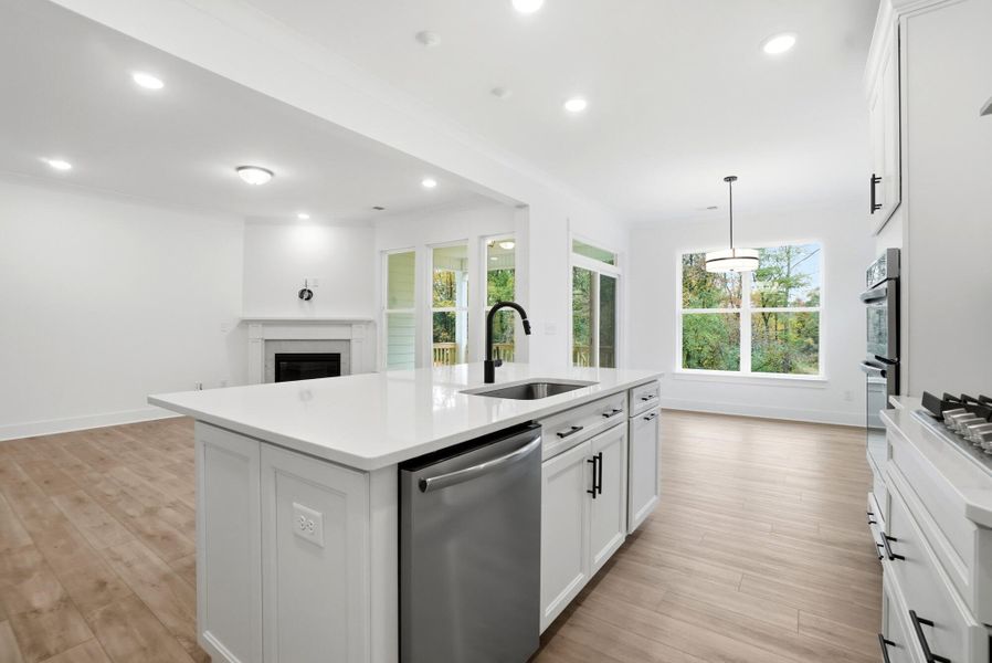 Furnished interior view inside a new home in Villas at Prestwick, Mooresville (Image 9).
