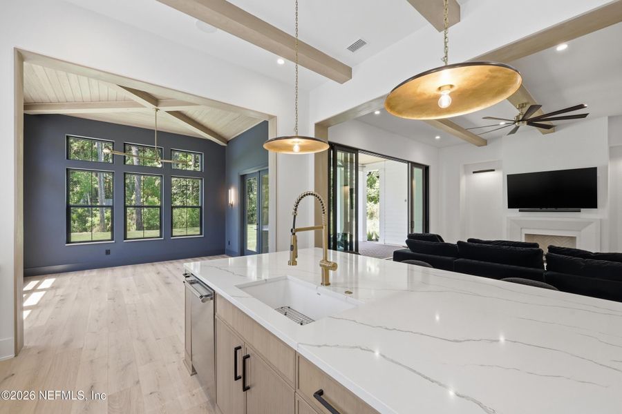 Furnished interior view inside a new home in , Ponte Vedra Beach (Image 66).